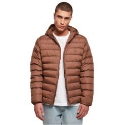 Kurtka puchowa Urban Classics Basic Bubble. Brązowe kurtki Urban Classics, na zimę, m, bez wzorów, z puchu, bez kaptura. Za 256.00 zł.