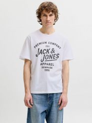Jack & Jones Koszulka "Bluzane" w kolorze białym rozmiar: XL. Białe bezrękawniki Jack & Jones, xl, bez wzorów, z bawełny, bez kołnierzyka, bez ramiączek. Za 52.67 zł.