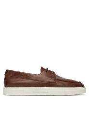 Emporio Armani Półbuty X4X662 XF849 00257 Brązowy. Brązowe eleganckie półbuty Emporio Armani, bez wzorów, ze skóry, bez obcasa, bez zapięcia. Za 1,269.00 zł.