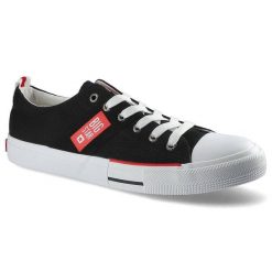 Czarne Trampki Big Star Męskie Lekkie Półbuty. Czarne eleganckie półbuty BIG STAR, bez wzorów, bez obcasa, bez zapięcia. Za 93.00 zł.