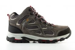 Buty trekkingowe męskie Regatta Tebay. Szare buty turystyczne Regatta, bez wzorów, z materiału, bez zapięcia, trekkingowe. Za 283.49 zł.