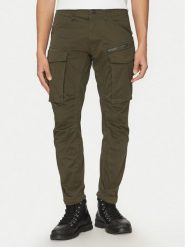 G-Star Raw Spodnie materiałowe Rovic D02190-5126-6059 Zielony Tapered Fit. Zielone spodnie materiałowe G-Star, m, bez wzorów, z bawełny, retro. Za 429.99 zł.