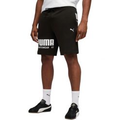 Szorty męskie Puma Sport Graphic Shorts Tr. Czarne krótkie spodenki sportowe Puma, m, bez wzorów, z bawełny. Za 190.00 zł.