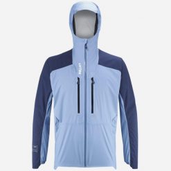 Kurtka trekkingowa męska Millet Wanaka Light 2.5L Jkt M wodoodporna. Niebieskie kurtki Millet, l, bez wzorów, bez kaptura. Za 1,150.00 zł.