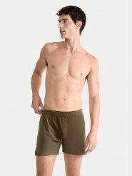 Sloggi Bokserki 10215473 Khaki. Brązowe bokserki Sloggi, l, bez wzorów, z bawełny. Za 99.99 zł.