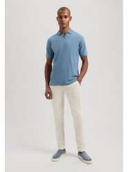 DSTREZZED Koszulka polo w kolorze błękitnym rozmiar: 3XL. Niebieskie koszulki polo Dstrezzed, xl, bez wzorów, bez kołnierzyka, bez ramiączek. Za 141.52 zł.