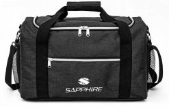 Torba sportowa Sapphire ST-130. Czarne torby na ramię Sapphire, bez wzorów, z materiału, na ramię, duże, bez dodatków. Za 45.00 zł.