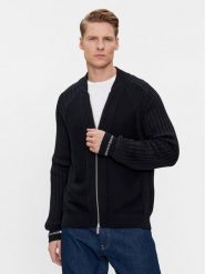 Armani Exchange Kardigan 3DZE6A ZM1LZ 1583 Granatowy Regular Fit. Niebieskie swetry rozpinane Armani Exchange, m, bez wzorów, z syntetyku, bez kołnierzyka, bez ramiączek. Za 839.99 zł.