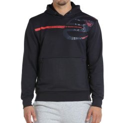 Sweatshirt Bullpadel Baiona. Czarne bluzy bullpadel, bez wzorów, bez kaptura. W wyprzedaży za 197.40 zł.