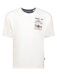 Geographical Norway Koszulka "Joler" w kolorze białym rozmiar: XL. Białe bezrękawniki Geographical Norway, xl, bez wzorów, z bawełny, bez kołnierzyka, bez ramiączek. Za 60.95 zł.