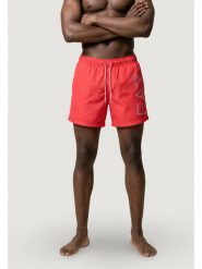EA7 Emporio Armani Szorty kąpielowe 7M002001 AF14497 M5096 Czerwony Regular Fit. Czerwone kąpielówki EA7 Emporio Armani, m, bez wzorów, z syntetyku. Za 249.99 zł.