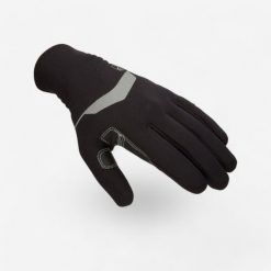 Rękawiczki żeglarskie Tribord Sailing 900 z neoprenu 1 mm. Czarne rękawiczki Decathlon, na jesień, bez wzorów, z gumy. Za 119.99 zł.