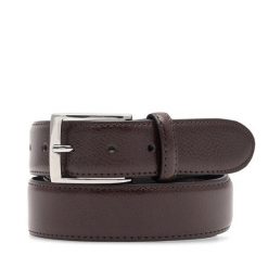 Pasek Męski Gino Rossi. Brązowe paski Gino Rossi, bez wzorów. Za 149.99 zł.