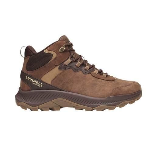 Buty trekkingowe męskie Merrell Speed Strike 2. Brązowe buty turystyczne Merrell, bez wzorów, z materiału, za kostkę, bez zapięcia, trekkingowe. Za 732.00 zł.