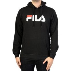 Bluza sportowa unisex Fila Classic Pure. Czarne bluzy z kapturem Fila, m, bez wzorów, z bawełny, z kapturem. Za 126.13 zł.