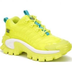 Buty do chodzenia męskie Caterpillar Intruder Ignite. Żółte buty sportowe casual CATerpillar, bez wzorów, z materiału, bez zapięcia. Za 595.00 zł.