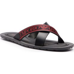 Klapki EMPORIO ARMANI - X4P079 XL293 A528 Black/Lava/Black. Klapki marki Emporio Armani. Za 349.00 zł.