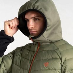 Kurtka turystyczna Dare 2B Torrek Mountain Hybrid. Zielone kurtki Dare 2B, xl, bez wzorów, z materiału, z kapturem. Za 304.50 zł.