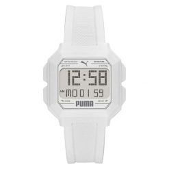 Zegarek sportowy męski Puma Remix P5054. Białe zegarki Puma. W wyprzedaży za 199.00 zł.