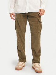 Jack&Jones Spodnie materiałowe 12258360 Brązowy Relaxed Fit. Brązowe spodnie materiałowe Jack&Jones, m, bez wzorów, z materiału. Za 79.99 zł.