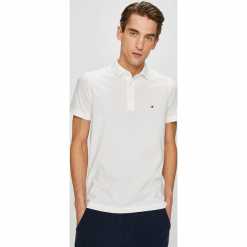 Tommy Hilfiger - Polo. Szare koszulki polo sportowe marki Tommy Hilfiger, z bawełny, polo. Za 269.90 zł.