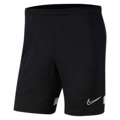 Męskie Spodenki Dresowe Academy 21 DriFIT. Czarne krótkie spodenki sportowe Nike, m, bez wzorów, z dresówki. Za 125.99 zł.