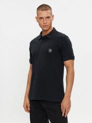 Emporio Armani Underwear Polo 211804 4R460 00020 Czarny Regular Fit. Czarne koszulki polo Emporio Armani Underwear, m, bez wzorów, z bawełny, bez kołnierzyka, bez ramiączek. Za 479.99 zł.