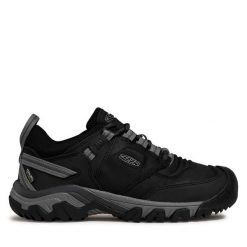 Trekkingi Keen. Czarne buty trekkingowe Keen, bez wzorów, bez zapięcia. Za 429.99 zł.