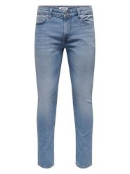 ONLY & SONS Dżinsy - Slim fit - w kolorze błękitnym rozmiar: W32/L32. Niebieskie jeansy Only & Sons, l. Za 123.82 zł.