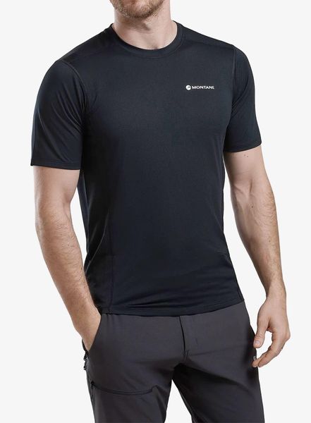 Koszulka termoaktywna męska Montane Dart Lite T-Shirt. Czarne bielizna termoaktywna Montane, m, bez wzorów, z materiału, bez ramiączek. Za 153.99 zł.