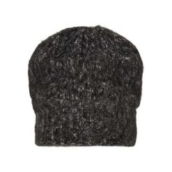 Czapka Akryl. Szare czapki zimowe FLEXFIT, bez wzorów. Za 75.99 zł.