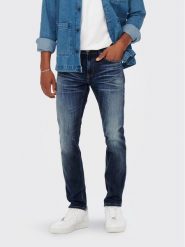 Only & Sons Jeansy Weft 22023251 Granatowy Regular Fit. Niebieskie jeansy Only & Sons, m. Za 149.99 zł.