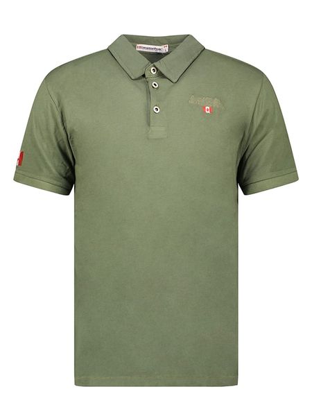 Canadian Peak Koszulka polo "Karseak" w kolorze khaki rozmiar: M. Brązowe koszulki polo Canadian Peak, m, bez wzorów, z bawełny, bez kołnierzyka, bez ramiączek. Za 96.83 zł.