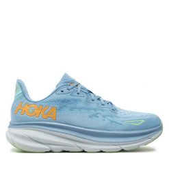 Buty do biegania Hoka. Niebieskie buty do biegania HOKA, bez wzorów, bez zapięcia, do biegania. Za 719.99 zł.