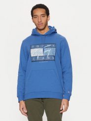 Tommy Jeans Bluza Dna Flag Twist DM0DM21100 Niebieski Regular Fit. Niebieskie bluzy Tommy Jeans, m, bez wzorów, z bawełny, bez kaptura. Za 259.99 zł.