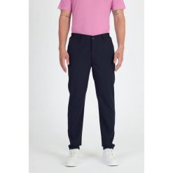 Spodnie Chino Męskie Merino - Smart & Flex. Niebieskie eleganckie spodnie WOOLONA, na lato, m, sportowe. W wyprzedaży za 432.00 zł.