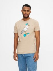 Derbe Koszulka w kolorze beżowym rozmiar: XL. Brązowe bezrękawniki Derbe, xl, bez wzorów, z bawełny, bez kołnierzyka, bez ramiączek. Za 105.14 zł.