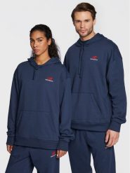 New Balance Bluza Unisex UT21500 Granatowy Relaxed Fit. Niebieskie bluzy New Balance, l, bez wzorów, z bawełny, bez kaptura. Za 139.99 zł.