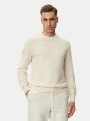 BOSS Sweter H-Lofranco 50565565 Kremowy Regular Fit. Białe swetry rozpinane Boss, m, bez wzorów, z bawełny, bez kołnierzyka, bez ramiączek. Za 699.99 zł.