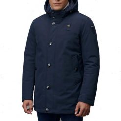 Kurtka BLAUER CHESTER Niebieski. Niebieskie kurtki Blauer, m, bez wzorów, z tkaniny, bez kaptura. Za 1,145.99 zł.