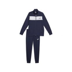Męski dres poliestrowy PUMA Navy Blue. Białe komplety dresowe Puma, m, bez wzorów, z dresówki, bez ramiączek. Za 273.00 zł.