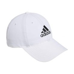 Czapka z daszkiem do golfa Adidas. Brązowe czapki z daszkiem Adidas, bez wzorów, z poliesteru. Za 64.99 zł.