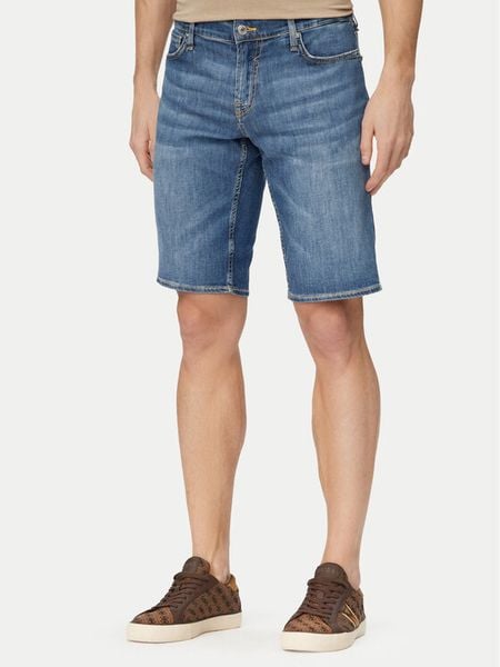 Guess Szorty jeansowe M6GD01 D0756 Niebieski Regular Fit. Niebieskie szorty Guess, m, z aplikacjami, z bawełny. Za 286.99 zł.