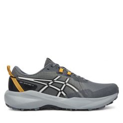 Buty do biegania Asics. Szare buty do biegania ASICS, bez wzorów, bez zapięcia, do biegania. Za 359.99 zł.
