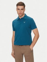 Barbour Polo Tartan MML0012AQ72 Niebieski Regular Fit. Niebieskie koszulki polo Barbour, m, bez wzorów, z bawełny, bez kołnierzyka, bez ramiączek. Za 309.99 zł.