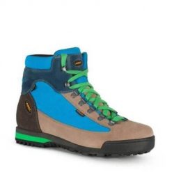 Buty trekkingowe męskie Aku Slope Micro Gtx. Niebieskie buty trekkingowe Aku, bez wzorów, z materiału, za kostkę, bez zapięcia, trekkingowe. Za 871.00 zł.