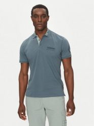 Napapijri Polo E-Amundsen NP0A4IN9 Niebieski Regular Fit. Niebieskie koszulki polo Napapijri, l, bez wzorów, z bawełny, bez kołnierzyka, bez ramiączek. Za 299.99 zł.