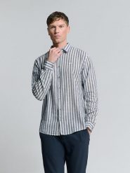 No Excess Koszula - Regular fit - w kolorze szarym rozmiar: XL. Szare koszule No Excess, xl, bez wzorów, bez kołnierzyka, bez ramiączek. Za 112.83 zł.