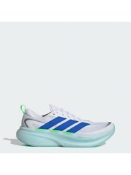Adidas Buty do biegania Supernova Glide M KJ8758 Biały. Białe buty do biegania Adidas, bez wzorów, z materiału, bez zapięcia, do biegania. Za 568.99 zł.