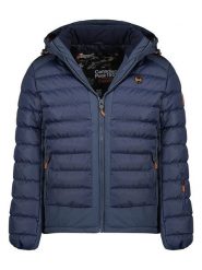 Canadian Peak Kurtka pikowana "Aurelieneak" w kolorze granatowym rozmiar: 3XL. Niebieskie kurtki Canadian Peak, xl, z aplikacjami, bez kaptura. Za 276.95 zł.